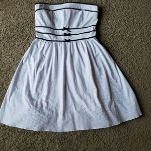 Maurices white polkadot spring dress
