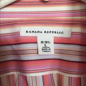 Banana Republic Large pink dress shirt