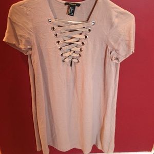 Lace up dress