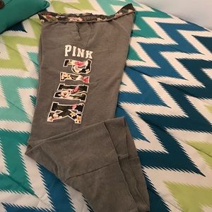 PINK Victoria's Secret 🌴Tropical Boyfriend Sweats