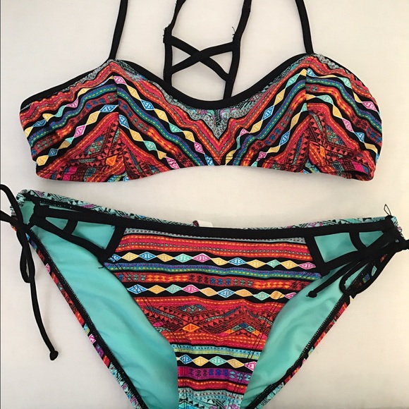 Tribal print swimsuit