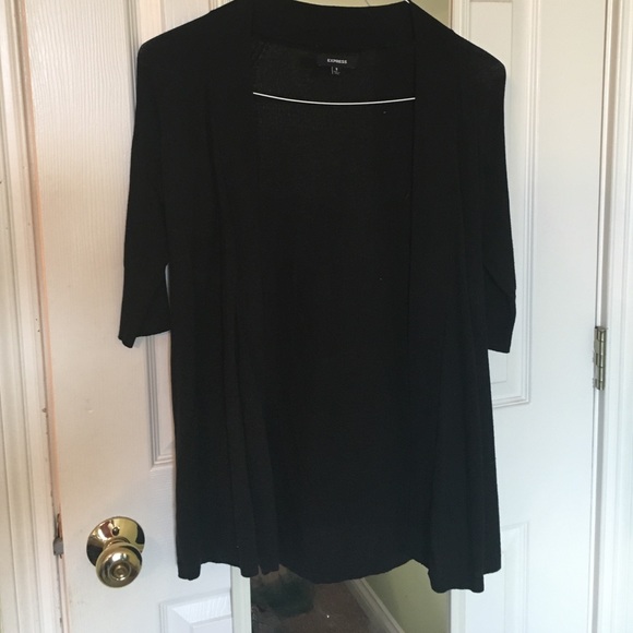 Black express cardigan