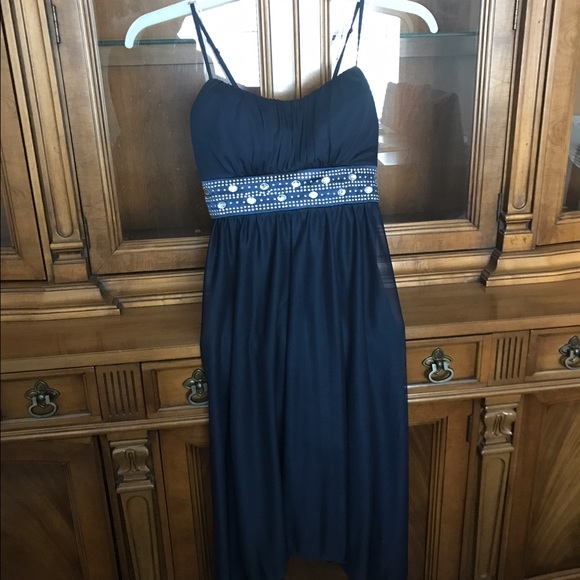 Navy Sequence Dress