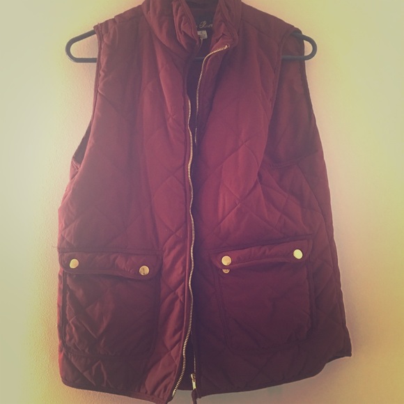 Large Blue Rain Maroon Vest