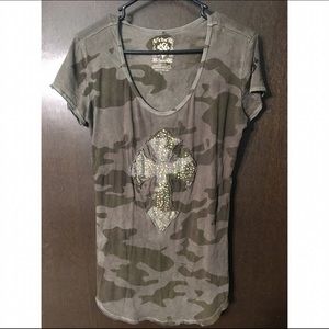 Velvet Stone Abalone Madonna T-Shirt