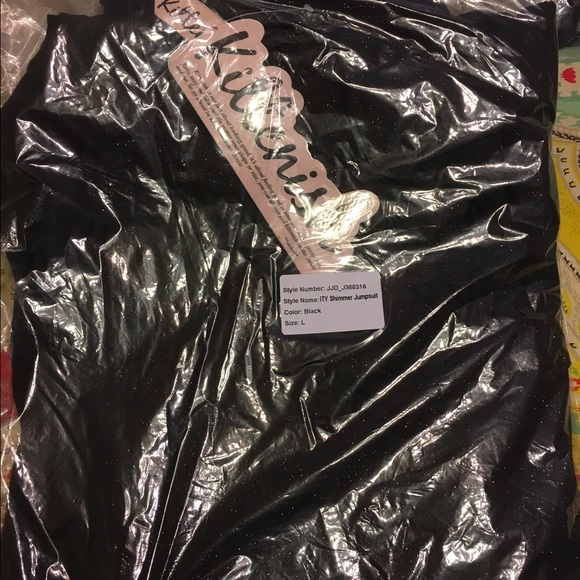 Kittenish Shimmer Jumpsuit Size L