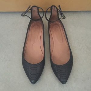 Joie snakeskin ballet flat
