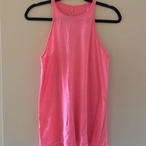 Coral Lulu Lemon tank top