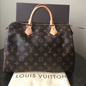 Louis Vuitton Monogram Canvas Speedy 30