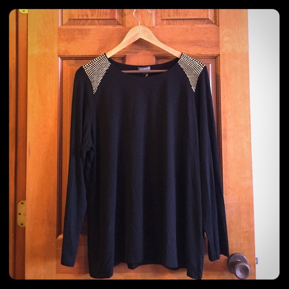 Vince Camuto embellished long sleeve shirt