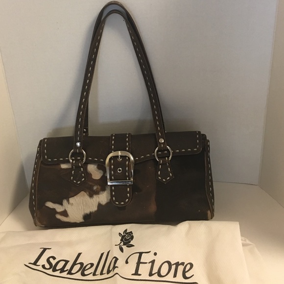 Isabella Fiore Handbags - Vintage Isabella Fiori pony hair shoulder bag