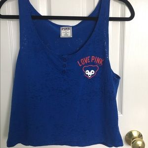 VS pink Cubs tanktop