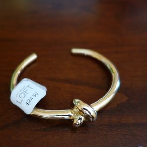 LOFT gold knot bracelet