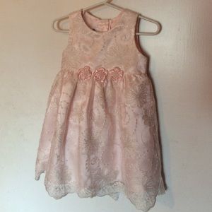 Champaign color Olivia rose dress sized 18 months