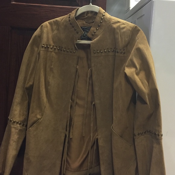 Genuine Leather Studded Jacket - Picture 3 of 4