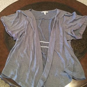 Plus size 22/24 short sleeve cardigan shrug.