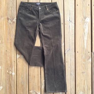 POLO JEANS CO. Boot Cut Corduroy Jeans in Brown