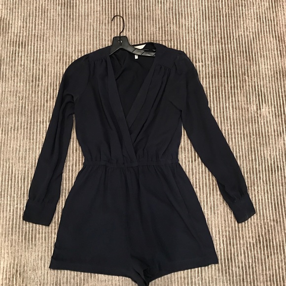 Navy blue romper