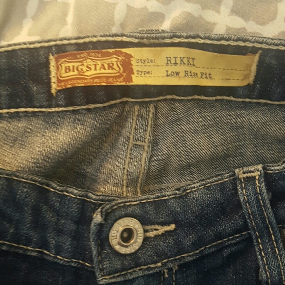 Big Star Rikki Crop Low Rise Fit - Picture 3 of 4