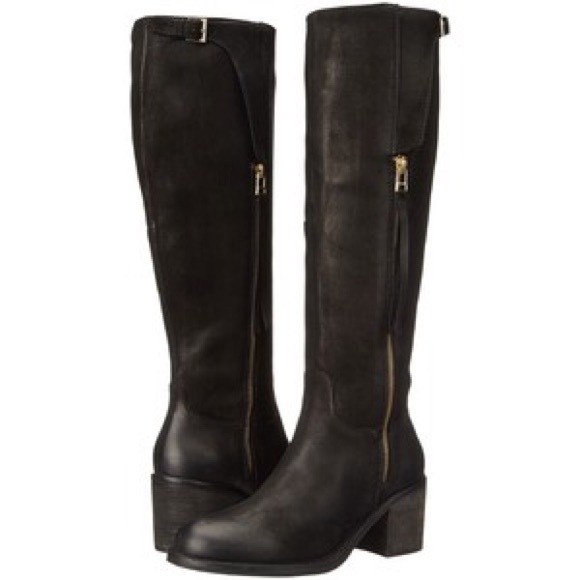 Black Steve Madden "Antsy" Boots