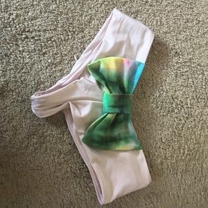 Lolli tie dye cheeky bathing suit bottoms