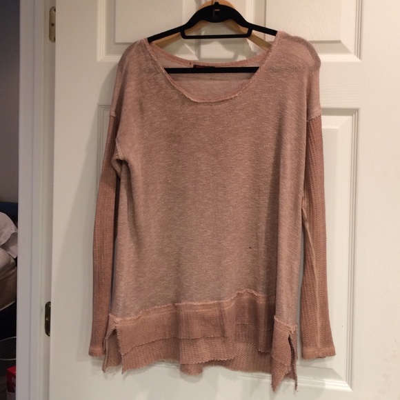 Light pink long sweater