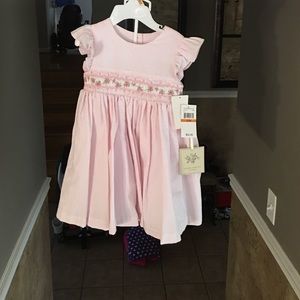 NWT  Laura Ashley 12 M dress with bloomers