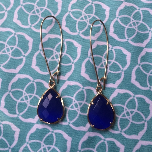 Kendra Scott Dee Earrings in Cobalt