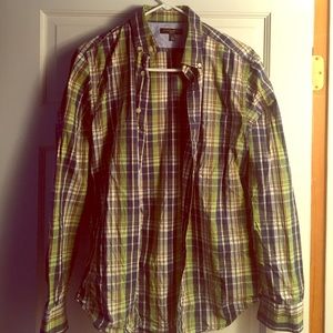 Banana republic slim fit small flannel shirt