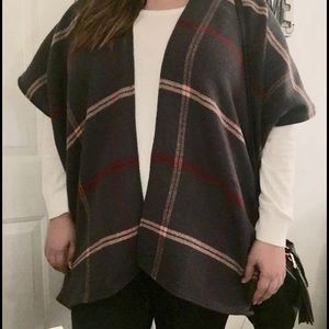 Plaid cardigan