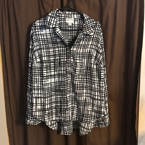 Plaid dress shirt
