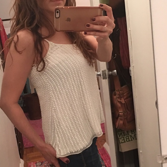 💜💜Ivory Beaded & Sequin💞 - Picture 4 of 4