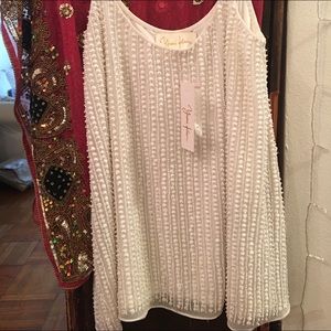 💜💜Ivory Beaded & Sequin💞