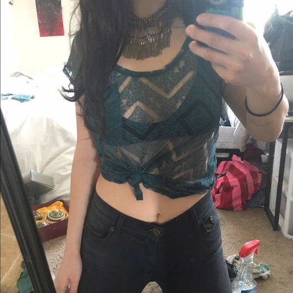 Kimchi blue lace shirt
