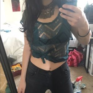 Kimchi blue lace shirt