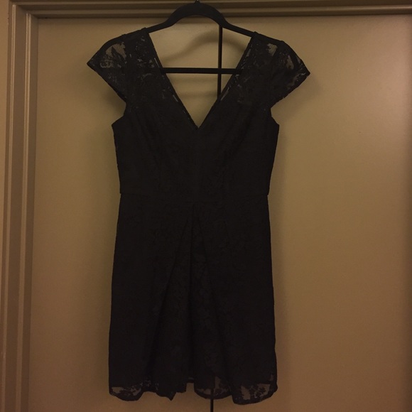 BCBGeneration Black Lace Romper