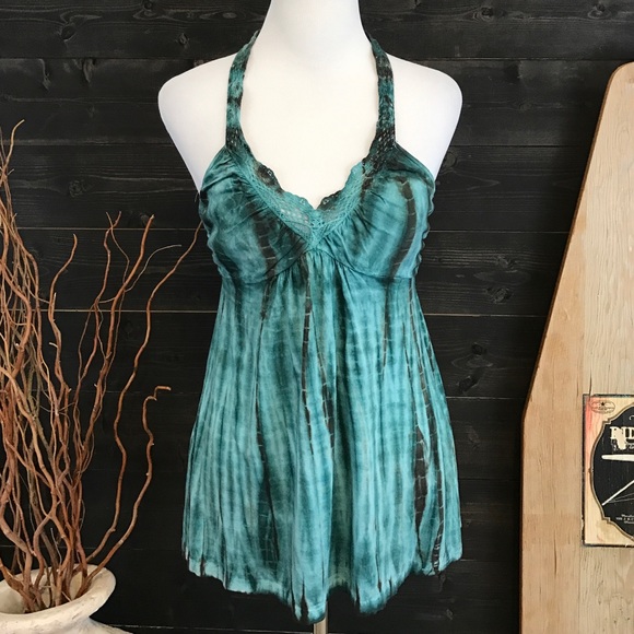 Tie Dye Halter Top
