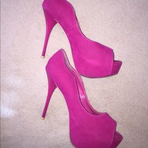 Charles Albert Peep Toe Stiletto Heels sz.10