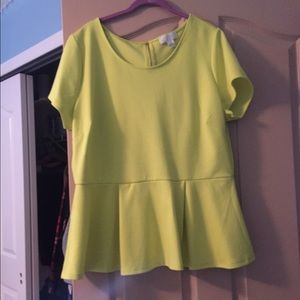 Peplum blouse