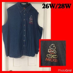 Mickey unlimited 100% cotton. 26W/28W.