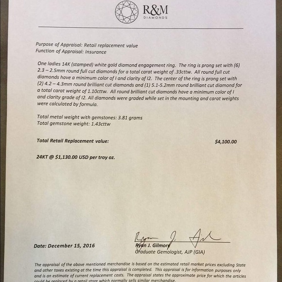 Engagement ring - Picture 2 of 2