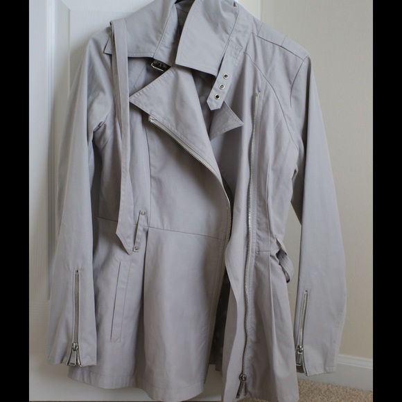 grey spring coat