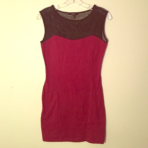Red and Black Dress