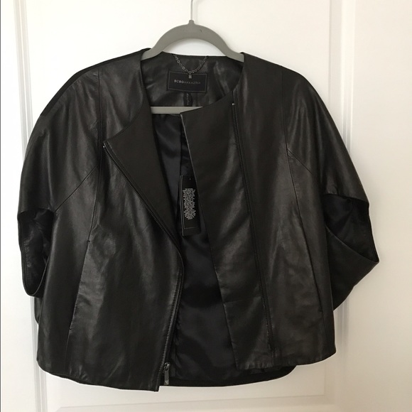 BCBG MaxAzria Leather Jacket - Picture 1 of 3