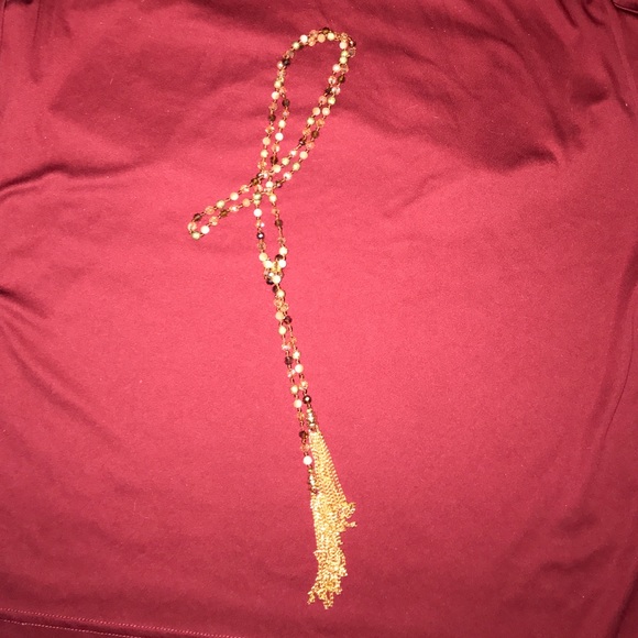Gold & Brown Necklace