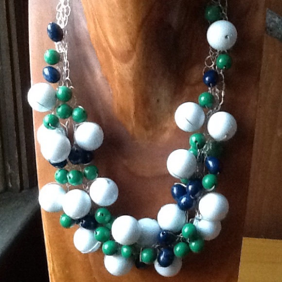 Hand crafted necklace.