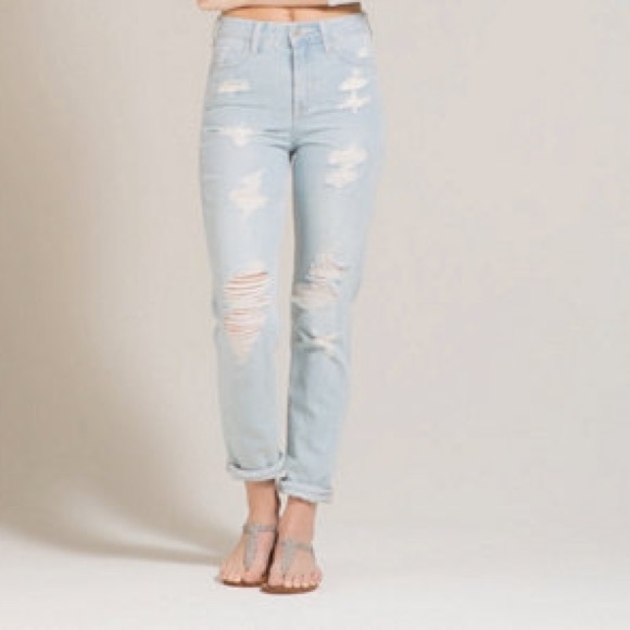 Hollister Ripped Boyfriend Jeans