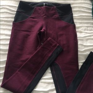 Dark Red leggings (NEVER BEEN WORN)