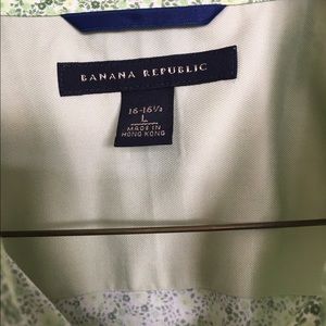 Banana Republic Dress Shirt Green