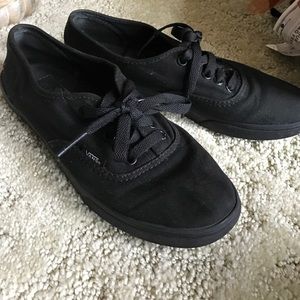 All black vans